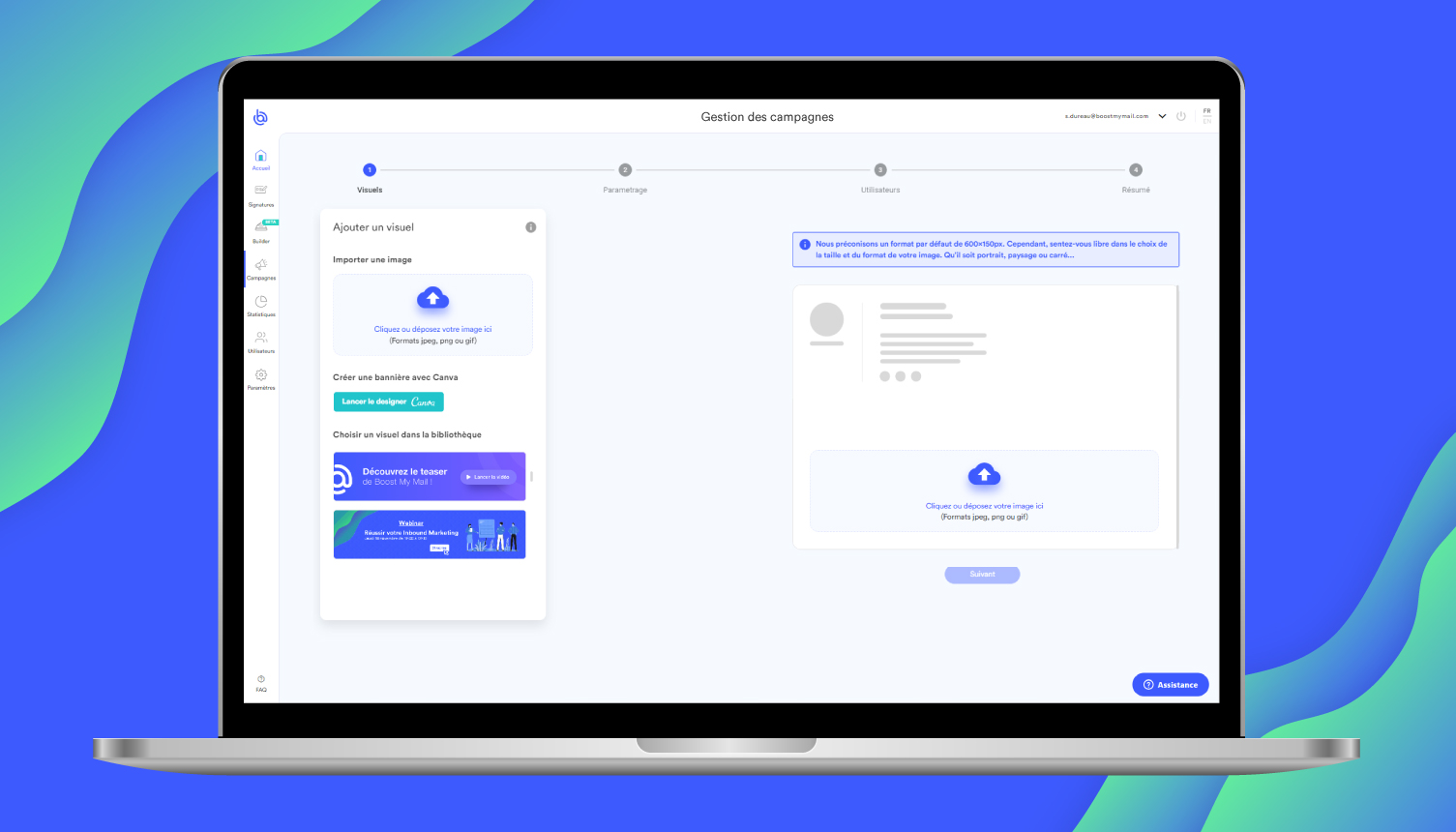 screenshot of Boost My Mail